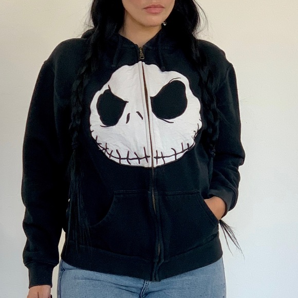 nightmare before christmas zip hoodie